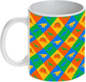 Prithish Dinosaur Design 6 Ceramic Mug