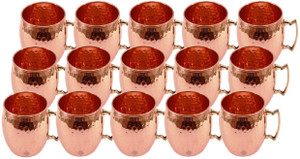 Indian Art Villa Set Of Moscow Mule Round Hammer Cup Restaurant Bar Hotel Ware Copper Mug