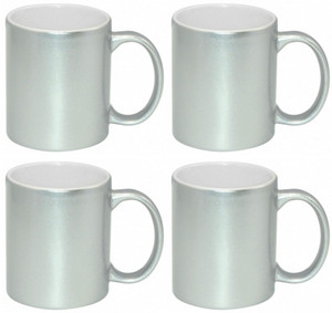 Lolprint 4 Silver Ceramic Mug