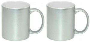 Lolprint 2 Silver Ceramic Mug