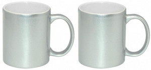 Lolprint 2 Silver Ceramic Mug