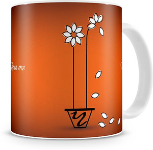 Print Haat Loves me Loves me not Ceramic Mug