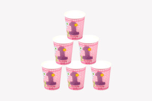 Funcart Fun At 1 Girl Paper Mug