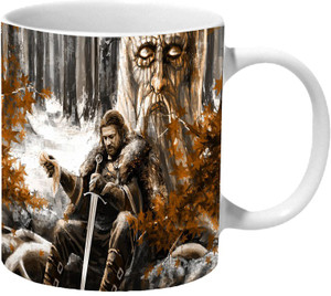Mooch Wale Game Of Thrones Ned Stark Godswood Ceramic Mug