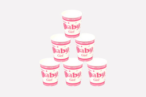 Funcart Little Baby Girl Paper Mug