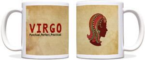 ShopMantra Zodiac Virgo Black Ceramic Mug