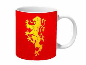 Mooch Wale Game Of Thrones Lannister Lion Red Ceramic Mug