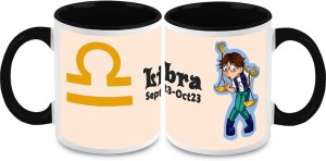 HomeSoGood Zodiac Libra Sun Sign (Qty 2) Ceramic Mug