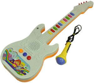 Shop Shoppee Musical Guitar with Button and Mike Musical