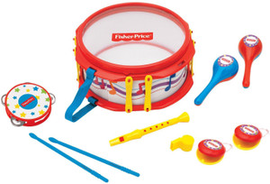 Fisher price hotsell musical drum set