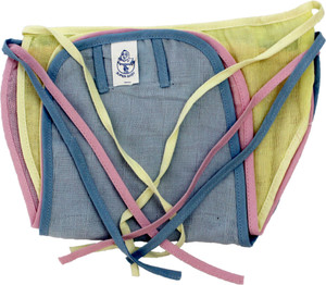 Super Baby New Just Born 100% Double Cotton Cloth Nadi Washable Reusable Cotton Diaper/Langot Mini,((0-3Months)