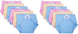 Baby Joy New Just Born Muslin Cotton Cloth Washable Reusable Padded Cushioned Diaper with Velcro Nappies (0-3Months)
