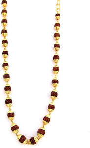 My Design Rudraksh Mala 8K Yellow Gold 