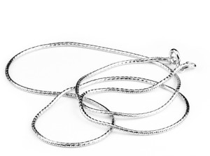 Rhodium Plated Sterling Silver Chain 