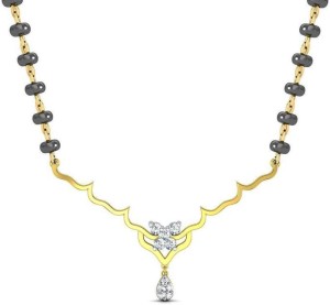 Avsar NECKLACE12A Yellow Gold Precious Necklace