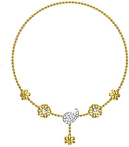 Avsar NECKLACE16YB Yellow Gold Precious Necklace