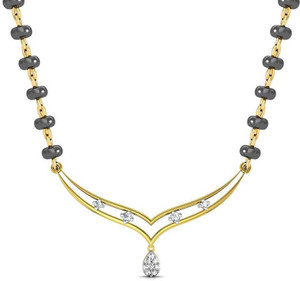 Avsar NECKLACE6A Yellow Gold Precious Necklace