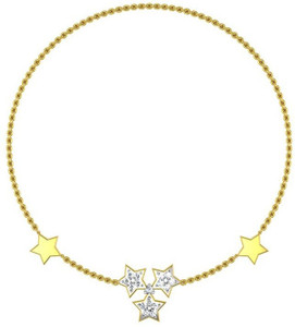 Avsar NECKLACE9YB Yellow Gold Precious Necklace