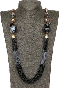 Johareez Yellow Gold Plated Alloy Necklace