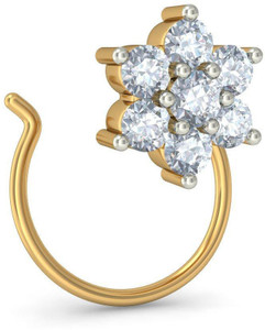 BlueStone The Vervain 14kt Diamond Yellow Gold Stud