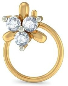 BlueStone Freesia 18kt Diamond Yellow Gold Stud