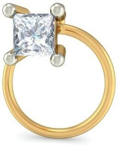 BlueStone Delphinium 18kt Diamond Yellow Gold Stud
