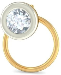 BlueStone Calla 18kt Diamond Yellow Gold Stud