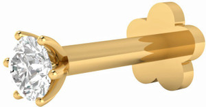 Demira Jewels Solitaire 14kt Diamond Yellow Gold Stud