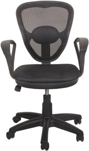 Ks chairs Leatherette Study Arm Chair