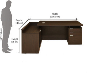 Nilkamal Elegant Engineered Wood Office Table