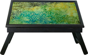 10 am Green Pattern table Engineered Wood Study Table