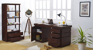 Urban Ladder Vector Executive Solid Wood Study Table