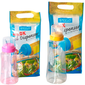 Steelo 500 ml x 1, 1000 ml x 1 500 ml, 1000 ml Cooking Oil Dispenser Set