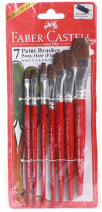Faber-Castell Flat Paint Brushes
