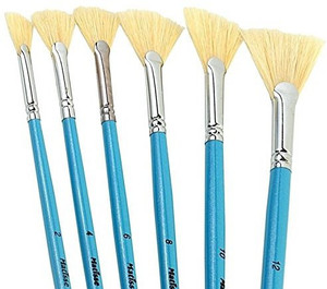 pigloo fan paint brushes set of 6 blue best price in india pigloo