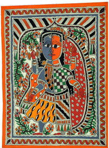 Craftuno Craftuno Traditional Madhubani Painting Depicting