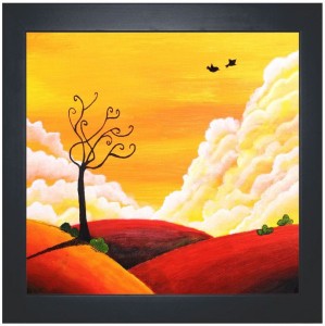 Art Factory Abstract Modern Art Tree Landscape Painting (12x 18) Canvas  Art - Nature posters in India - Buy art, film, design, movie, music, nature  and educational paintings/wallpapers at