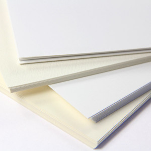 Adipaper Handmade Cotton-Rag White Papers (Pack of 15) unruled A4 Drawing Paper