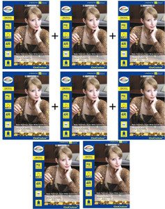 Gocolor High Glossy Inkjet Photo Paper 180 Gsm 4r/ 100 Sheets X 8 Pack Combo Unruled 4R Photo Paper