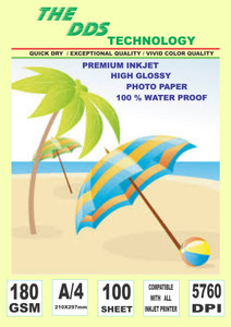 DDS Photo Paper Unruled A4 Inkjet Paper
