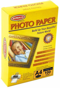 Bambalio Unruled A4 Photo Paper