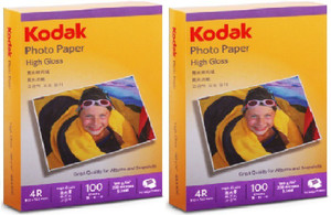 Kodak High Gloss Unruled 4R Inkjet Paper