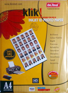 Desmat Klik Unruled A4 Photo Paper