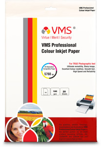 VMS High Gloss Unruled A4 Inkjet Paper
