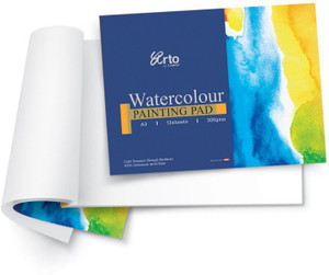 Campap Arto Cold Pressed, 100% Cellulose Acid free A3 Watercolor Paper