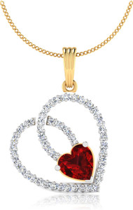 IskiUski Heart Classic 14kt Diamond Yellow Gold Pendant