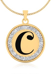 IskiUski Splendid C 14kt Diamond Yellow Gold Pendant