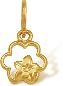 Nishtaa Yellow Gold Pendant