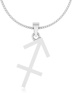 IskiUski DHANU RASHI 14kt White Gold Pendant