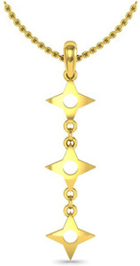 Avsar 3Start Yellow Gold Pendant